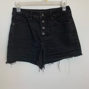 Old Navy black denim shorts size 4
